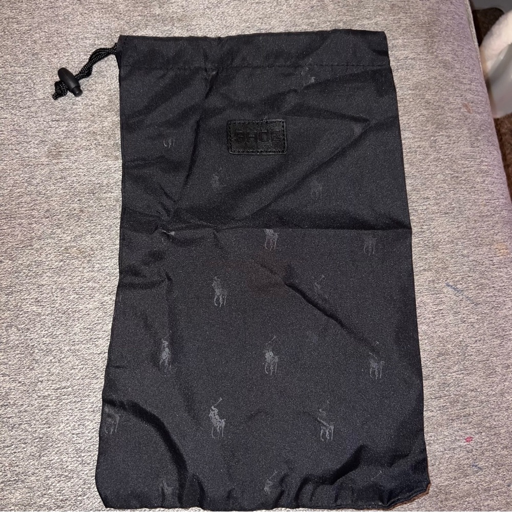 Polo Ralph Lauren Black Drawstring Bag